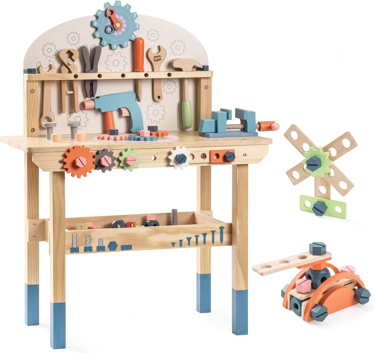 Tools Workshop Kids - Robotime Robud الاطفال أداة مجموعة مقاعد