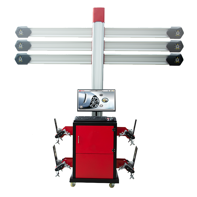 Car Workshop Tools Equipment - أدوات قياس محاذاة عجلات السيارات ثلاثية