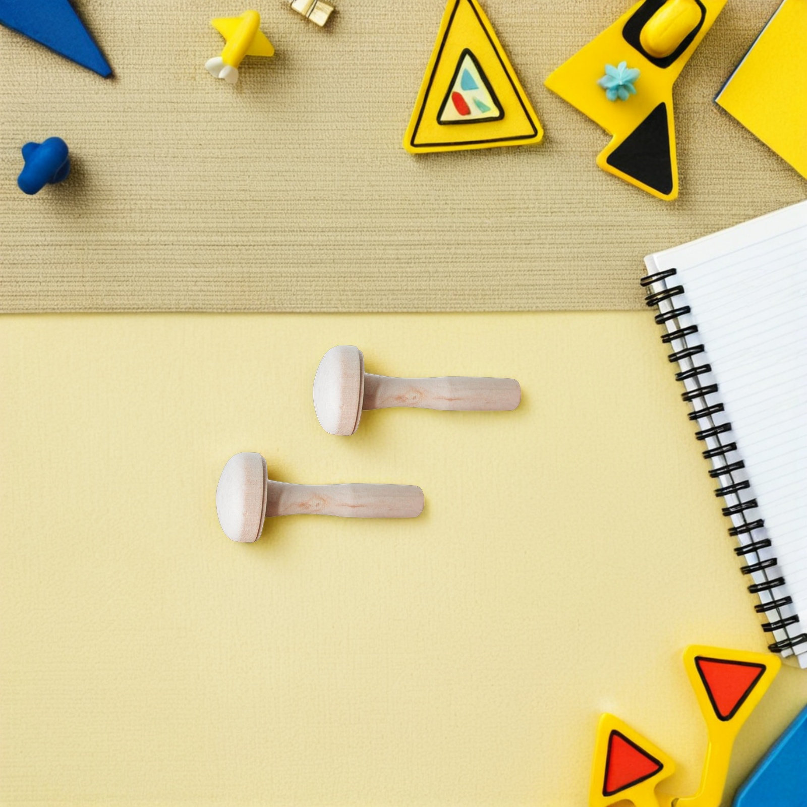 10 قطع من أدوات الطباعة الخشبي - مراجعة Tools Workshop Kids وسعره