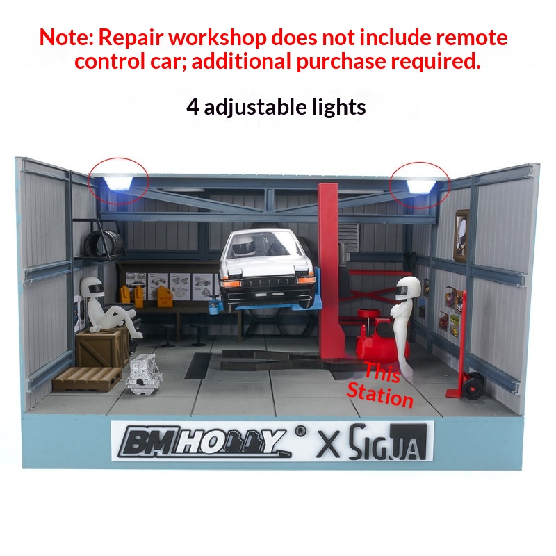 نموذج ورشة إصلاح سيارات التحكم - مراجعة Workshop Tools 3D Model وسعره